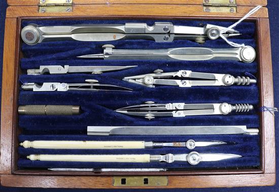 An H. Harling technical drawing set
